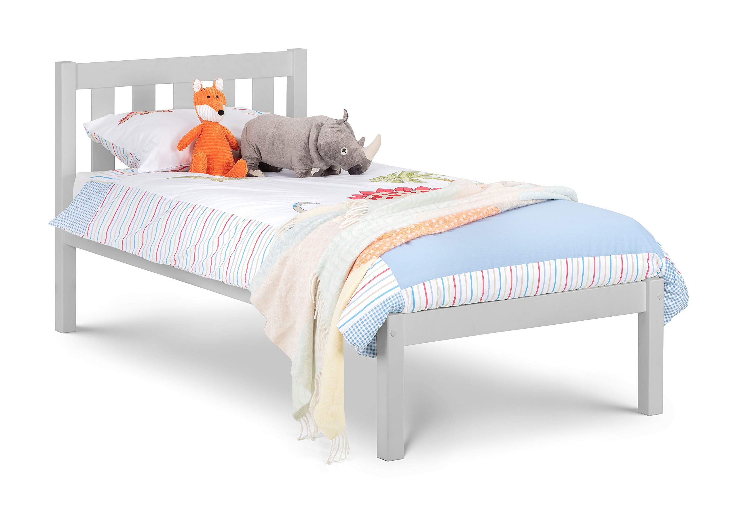 Julian Bowen Luna Bed, Dove Grey, Single