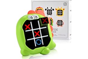 FABURO Electronic Tic Toe Tac Bolt Game, 3-in-1 My toeTac Digital Tic Toe Tac Game, Travel Board Fidgets Games for Kids 4 8 12, Brain Memory Games for Kids, Birthday Toy for Girl Boy