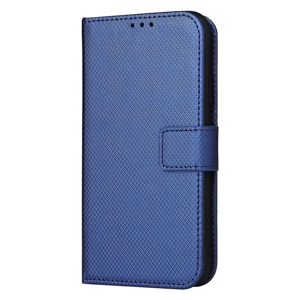SEAHAI Leather Case for OPPO Reno 8 Pro 5G (Reno8 Pro 5G), Wallet Case Premium PU Shockproof TPU Slim Case [Card Slots/Kickstand/Magnetic Closure] Flip Folio Cover - Blue