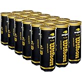 WILSON US Open Tennis Balls - Extra Duty, 24 Can Case (72 Balls)