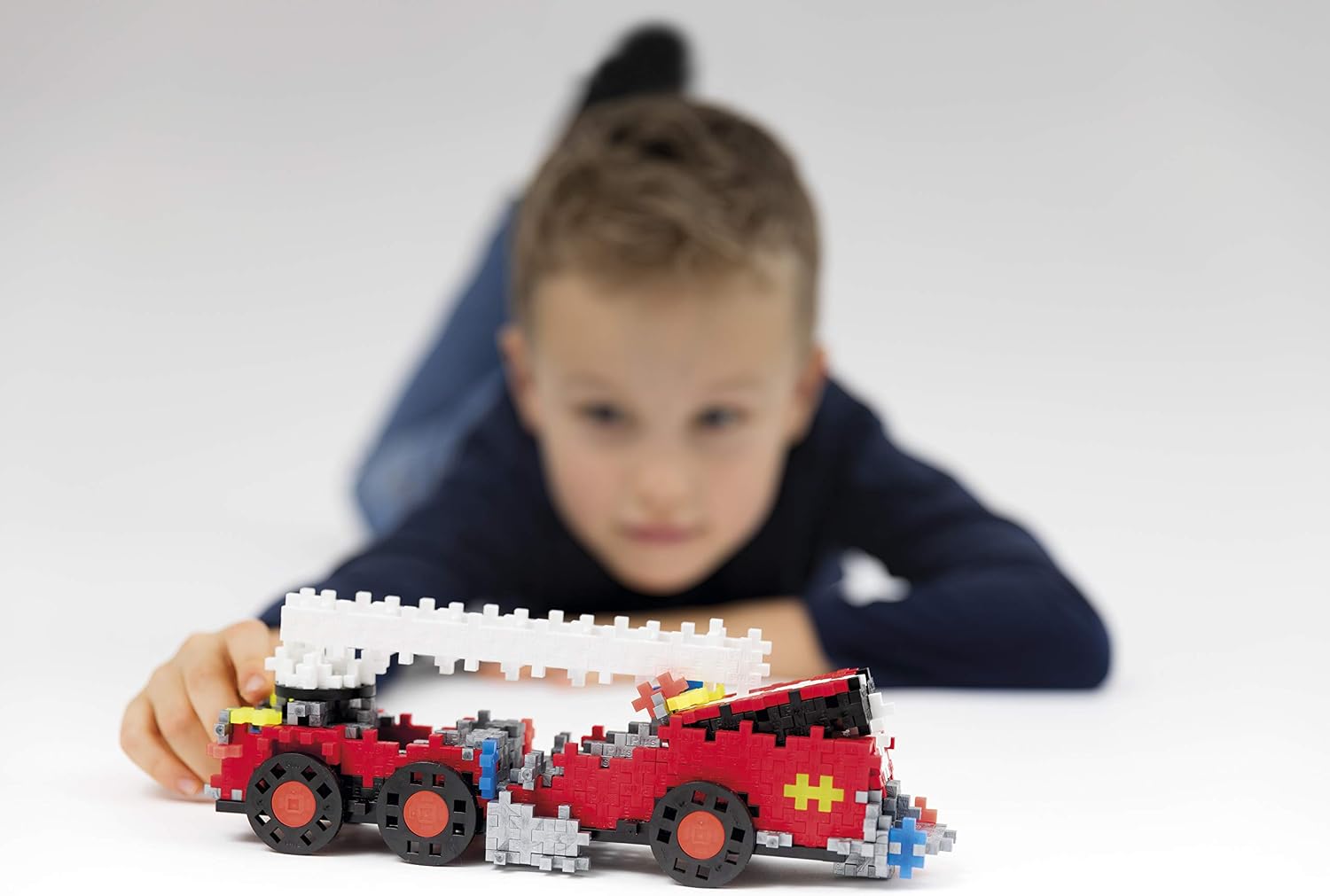 Plus-Plus - GO! Fire and Rescue - 500 Pieces - Model Vehicle Building Stem Toy, 300.7009 - Image 5