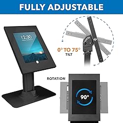 Mount-It! Anti-Theft Tablet Kiosk, Locking