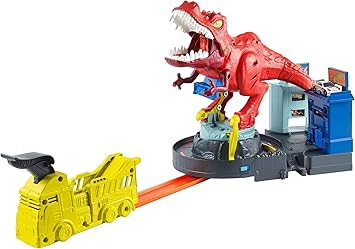autopista de dinosaurio hot wheels