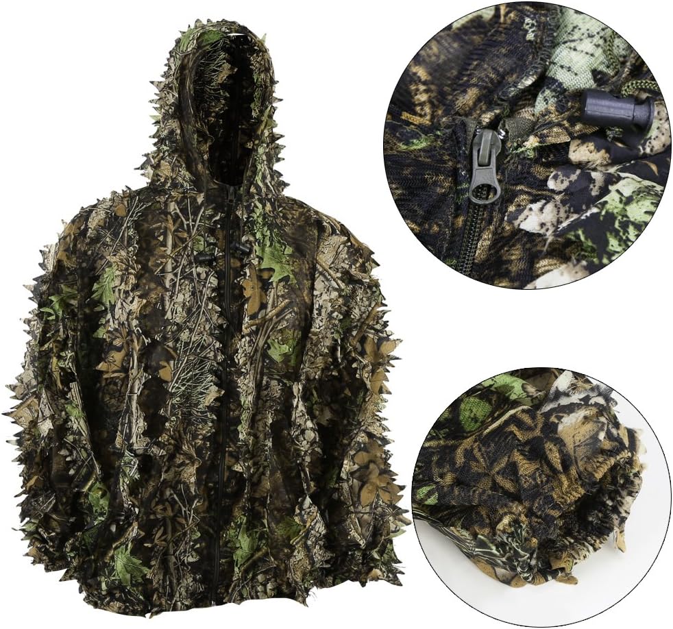 Poncho Multifonction Camouflage Woodland – Neuf – Style Militaire