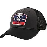 ZHATS Standard NCAA Officially Licensed Hat University Patch Switchback Charcoal Black, Grey, One Size