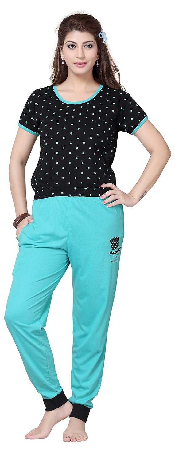 sweetnight women's cotton night suit