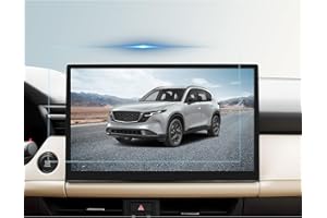 BIBIBO for 2026 Mazda CX5 Screen Protector 2026 Mazda CX5 Premium Plus 15.6" Tempered Glass Film [Resist-Scratches Lessen Fin