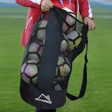 CampTeck U7081 Drawstring Soccer Ball Bag with Shoulder Strap Black (12-15 view 3