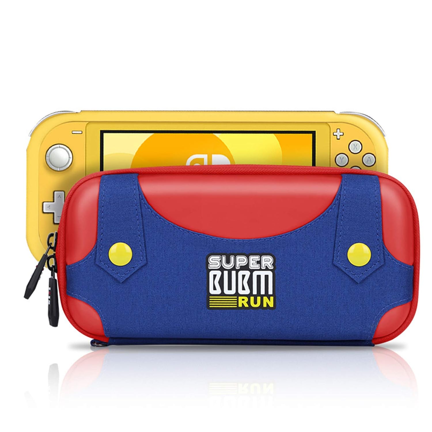 Amazon Com Mario Carrying Case For Nintendo Switch Protective Portable Hard Shell Storage For Console Travel Cover Bag With 6 Game Card Slots For Switch Lite Games Accessories For Girls Boys Video Games