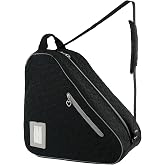 BAUXZOR Skate Bags for Roller Skates, Ice Skates, Quad Skates, Inline Skates, Rollerblades, Figure Skates, Skate Accessories for Kids and Adults
