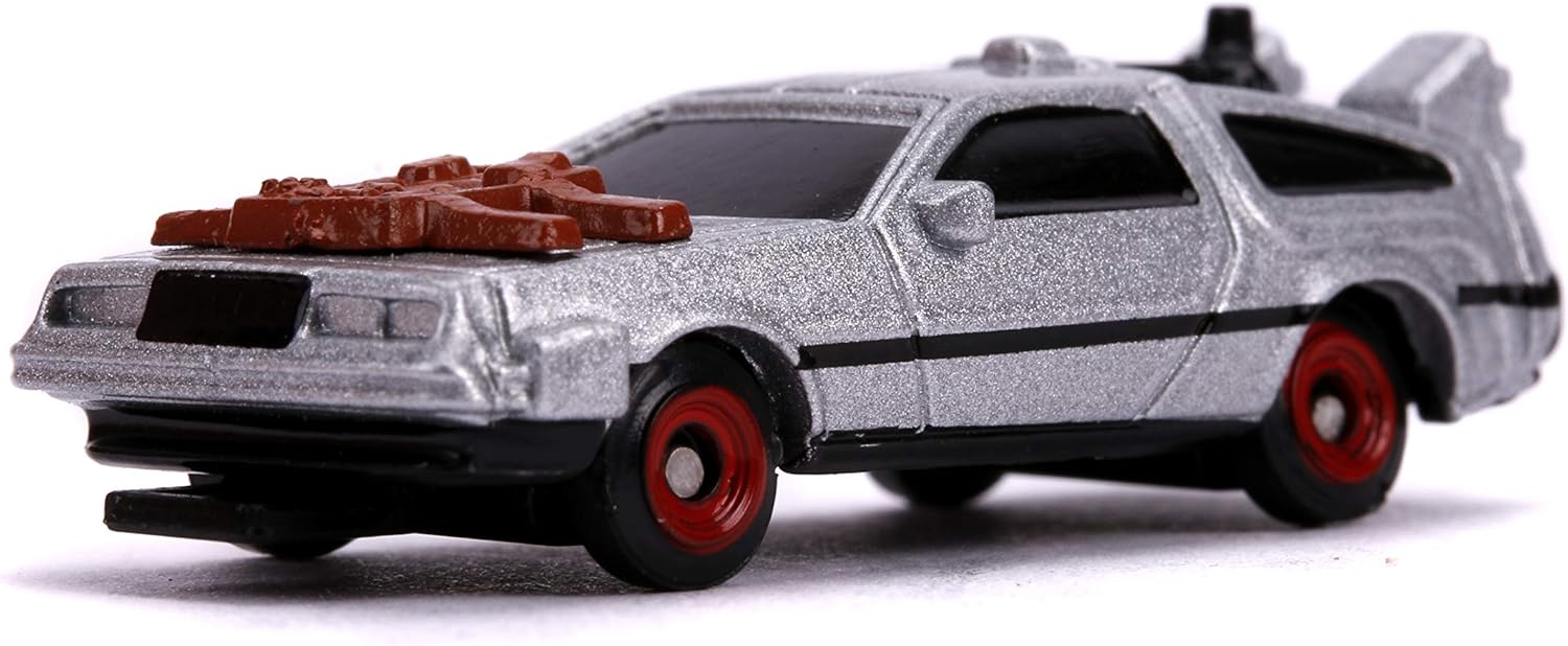 Jada JAN31583 Back to the future time machines Nano 3 Car Set, Multicolor, Small - Image 5
