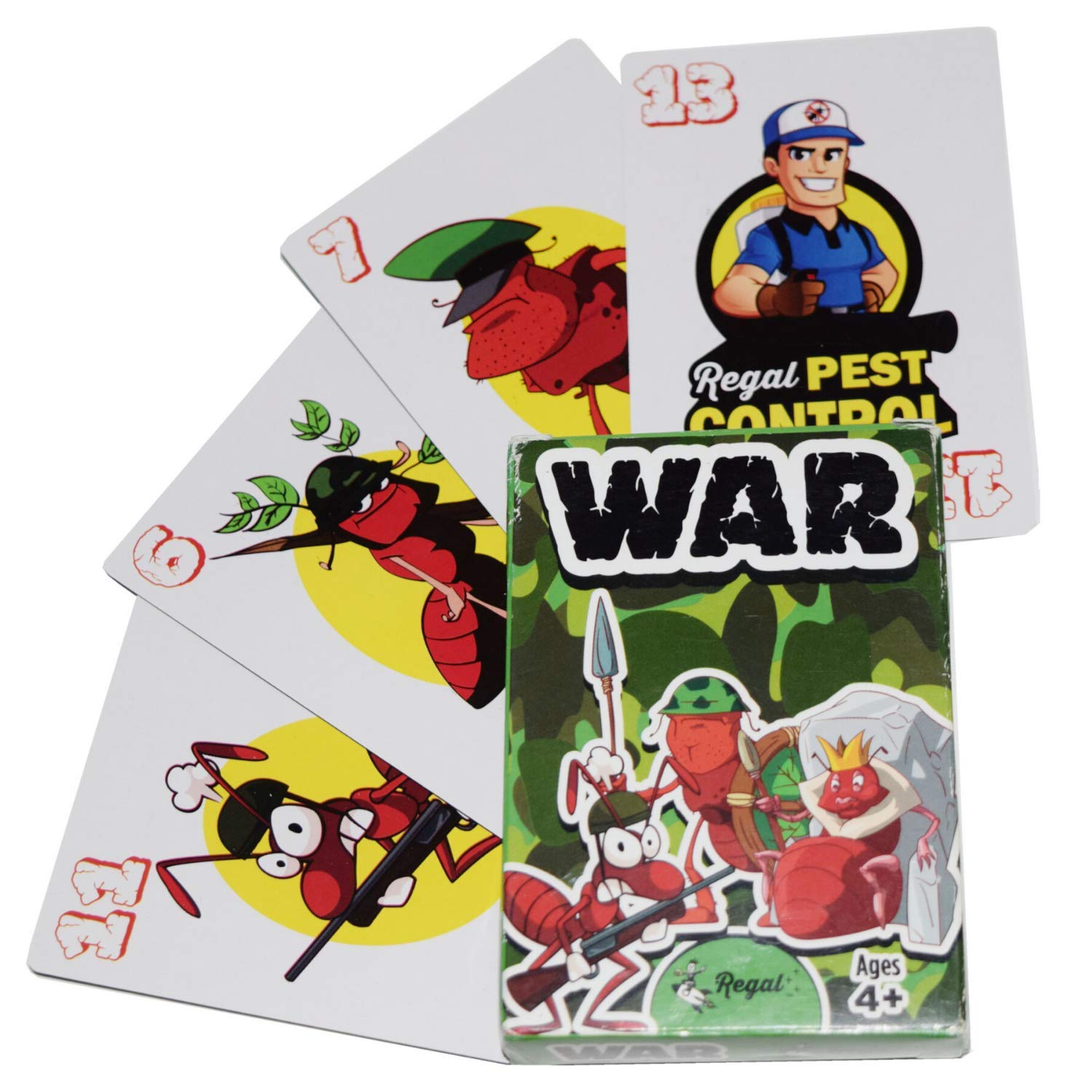 Photo 1 of Regal Games Dedicated Card Game for Kids 4 5 6 7 8+ | Funny Travel Board Playing Game for Families (War Card Game)