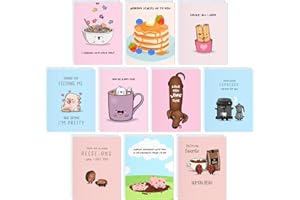 Funny Greeting Card Variety Pack – 10 Punny All-Occasion Cards by Aly Lou | Cute, Blank Inside, Perfect for Birthdays, Thank 