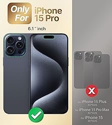 XYZ for iPhone 15 Pro Case with Stand, Phone Case