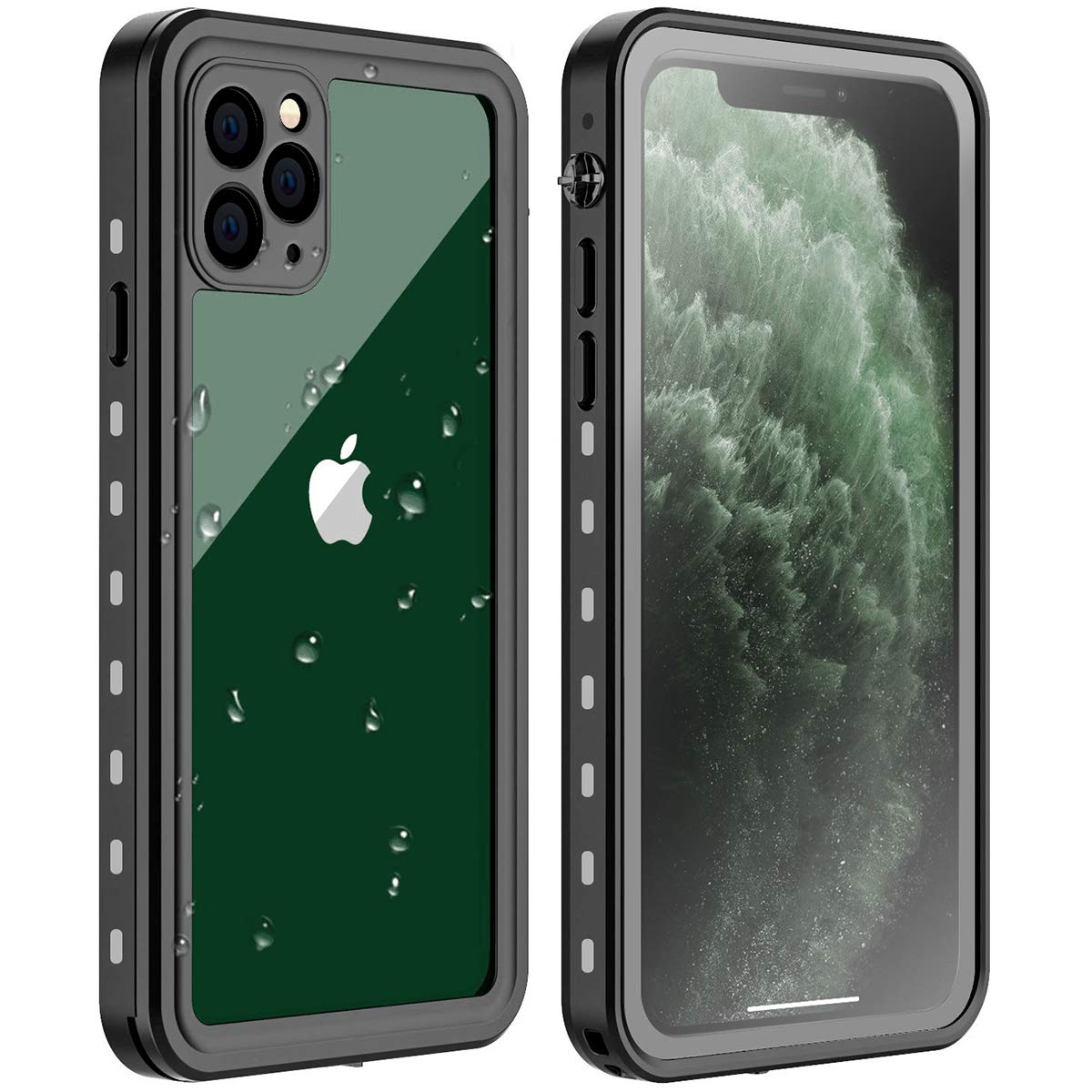 AICase Waterproof Case for Apple iPhone 11 Pro, [IP68 Certified] 360° Protection Waterproof Case [Shockproof] Dustproof, Snowproof for Apple iPhone 11 Pro Black — image 1