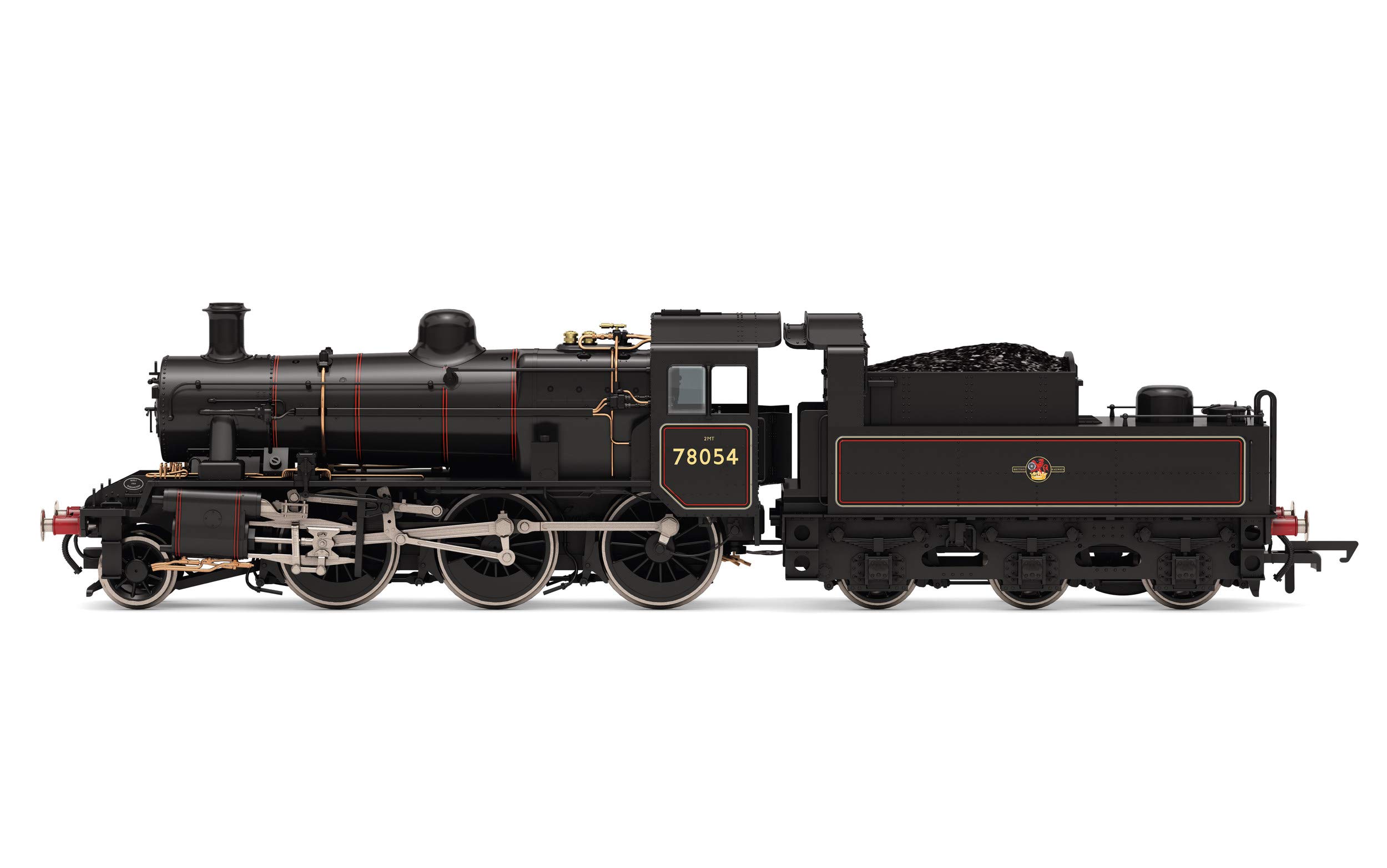 Hornby Steam Train - R3981 BR, Standard 2MT, 2-6-0, 78054 - Era 5 00 Gauge Locomotives for Train Set, Engine Models for Adults - 1:76 Scale Model Gift