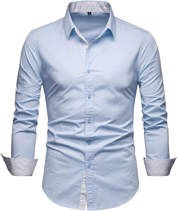 mens dress shirts regular fit
