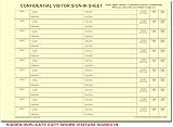 Cherry Printers GDPR Confidental Visitor Sign In Book A4 50 Sets view 4