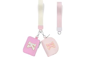 LIMKRIAN Initial Wristlet Wallets for Women，Small Dual Pouch Wristlet, Personalised Keychain Wallet, Mini Zip Around Coin Pouse, Monogrammed Wristlet Gifts (Letter K)