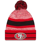New Era Unisex-Adult NFL Official Sport Knit Classic Cuffed Knit Pom Beanie Hat
