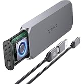 ORICO 40Gbps M.2 NVMe SSD Enclosure with Cooling Fan, Supports up to 8TB, Thunderbolt 3/4 and USB4 Compatible, Backward Compatible with USB 3.2/3.1, M-Key SSD 2280/2260/2242/2230 - COM2-T3