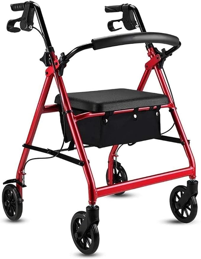 Wangcong Walker, aluminum alloy foldable walking walker, walker trolley