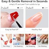 Makartt Peelable Base Coat 15ML Clear Gel Nail Coat with 2 Wooden Sticks view 3