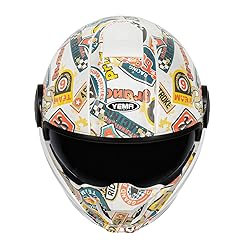 YEMA Convertible 3/4 Full Face Motorcycle Helmet