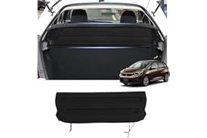 Fannyc Cargo Cover Fit for Honda Fit 2015 2016 2017 2018 2019 2020 Accessories,Rear Trunk Cover Luggage Security Shield Shade Cover