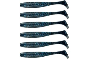 6TH SENSE - Divine Swimbait Series - Soft Plastic Swimbait and Trailer - Bass Fishing Lure - Multiple Sizes and Color Variations