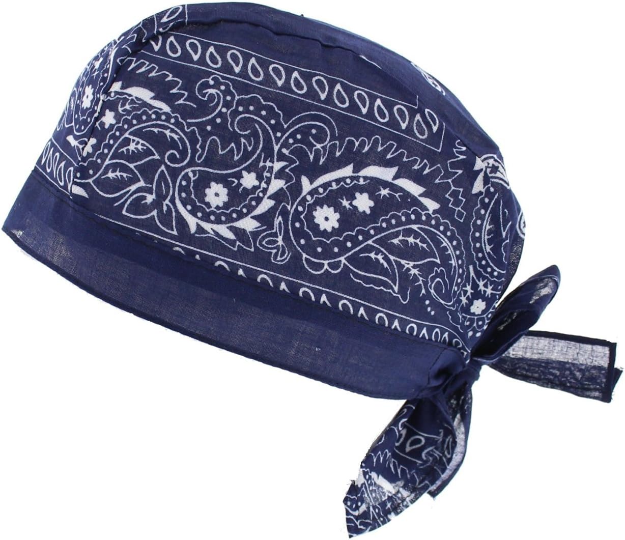 Zac's Alter EgoFitted Paisley Print Zandana (Easy Tie Durag/Skull Cap)