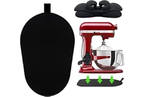 OWOWONG Sliding Mat for Kitchenaid Mixer, Mixer Mover Slider Mat Pad for Kitchenaid 5-8 Qt Bowl-Lift Stand Mixer, Kitchenaid Mat for Pro600 Stand Mixer with 1 Kitchen Accessory, Kitchen Aid Mixer Accessories