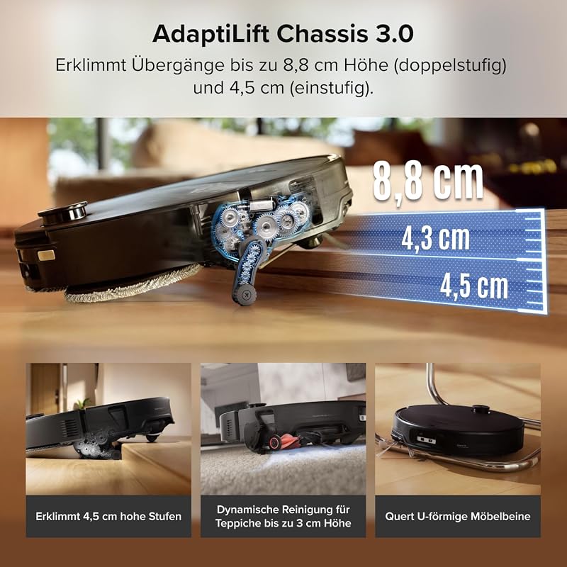 Saros 20 Neo Saugroboter mit Wischfunktion, 36.000 Pa Saugkraft