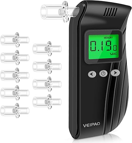 Breathalyzer Fda Certification Veipao Professional Alcohol Tester Usb Rechargeable Portable And Easy For Personal Use Alcohol Breathalyser With
