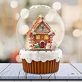 120 MM Gingerbread House Musical Water Globe by The San Francisco Music Box Company