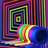 LightingWill UV Blacklight Neon Tape 6 Colors 0.59in x 16.5ft Roll view 5