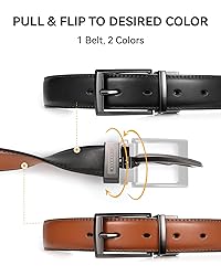 CHAOREN Mens Belts Leather 1 Pack