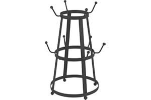 Spectrum Diversified 10610 Stripe 10 Mug Holder, Black