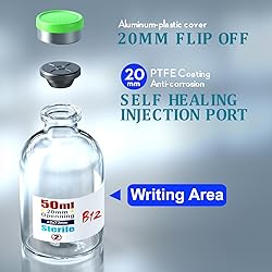 Ks-Tek Sterile Empty Vials with Self Healing