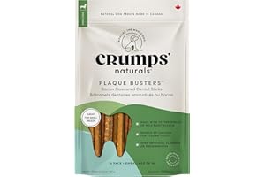 Crumps' Naturals Pbb-3.5" 18Pk Bacon Dental Dog Treats