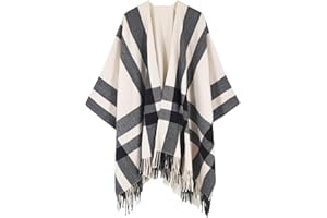 Breezy Lane Women's Shawl Wraps Warm Poncho Ruana Wrap Cardigan