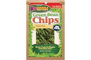 K9 Granola Factory Green Bean Chips Dog Treat, 5 Oz