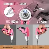 Hi-Spec 27 Pc Pink 3.6V Cordless Screwdriver Set with 23 Bits view 4