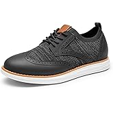 Bruno Marc Men's KnitFlex Craft Mesh Oxfords Sneakers Casual Dress Lace-Up Lightweight Walking Shoes