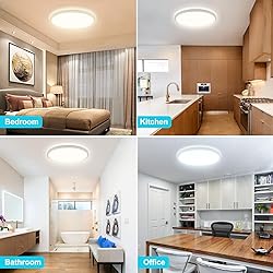 libtit 13 Inch Led Flush Mount Ceiling Light