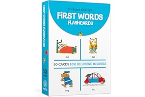 Richard Scarry's First Words Flashcards: 50 Cards for Beginning Readers