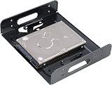 Akasa 3.5" SSD HDD Adapter to 5.25" Bay | AK-HDA-01 Black Anti Vibration Mount view 3