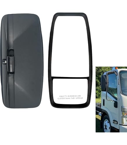 Right Side Door Mirror Compatible with ISUZU NPR NPR-HD NQR NRR 2008-2023 Outside