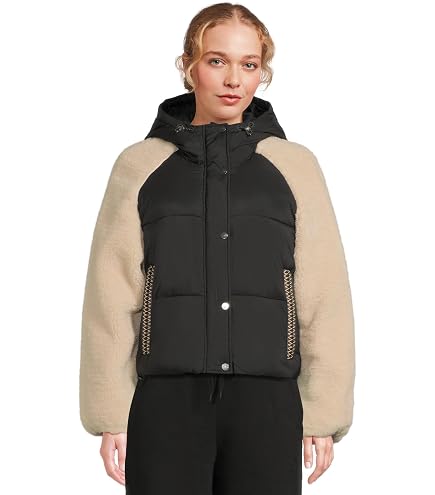 Amazon.com: UGG Women's Ronney Cropped Puffer Jacket Coat, Cosmo