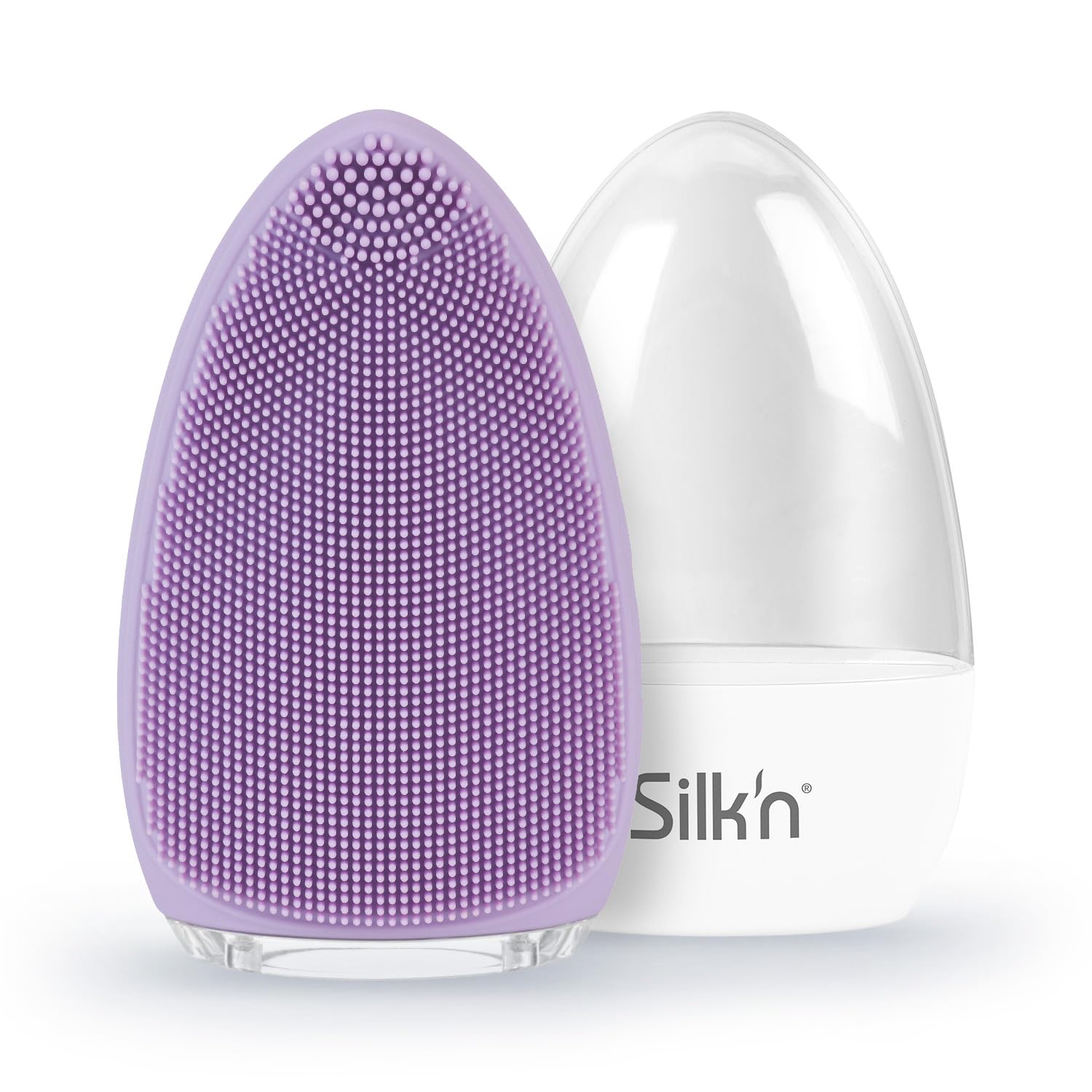 Silk'n Facial Cleansing Brush - Bright - Face Cleansing Brush - Deep Cleansing and Massaging of The Skin (Purple)